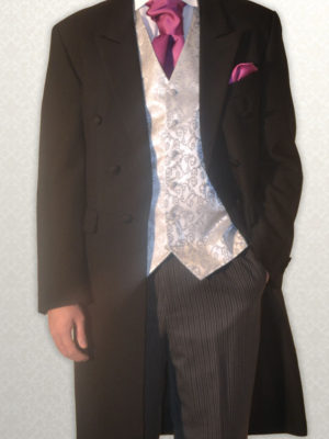 Black Full Length Frock Coat