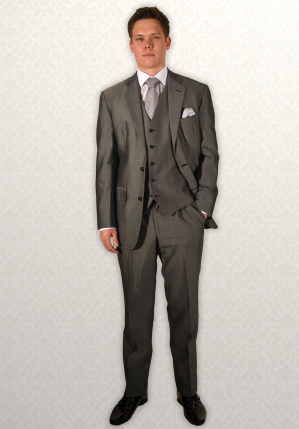 Grey Mohair Lounge Suit | Dickies Suit Hire