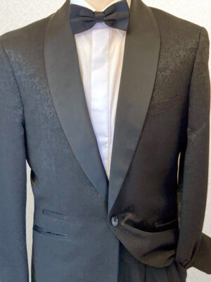 Black Bella Shaul Slim Fit Tuxedo