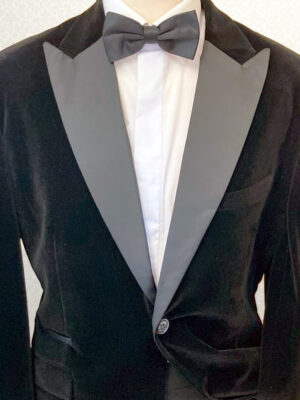 Black Velvet Slim Fit Tuxedo