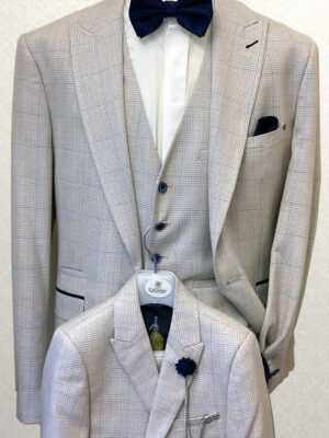 Light Beige Caridi Wedding Suit